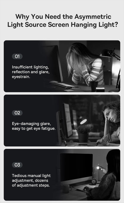Baseus LED Screen Light Desk Lamp for Reading - Smarsty