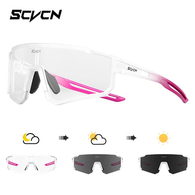 SCVCN new Outdoor Cycling Sunglasses Men MTB Bike Glasses Sports Mountain Climbing fishing Women Bicycle Cycling UV400 Goggles by Smarsty