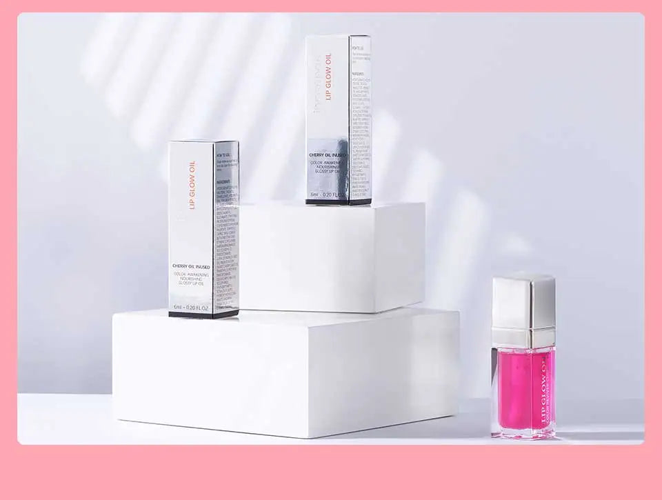 Crystal Jelly Lip Glow Oil 6ml Moisturizing Plumping Lip Gloss Makeup Sexy Plump Lip Glow Oil Tinted Lips Plumper Care Cosmetics