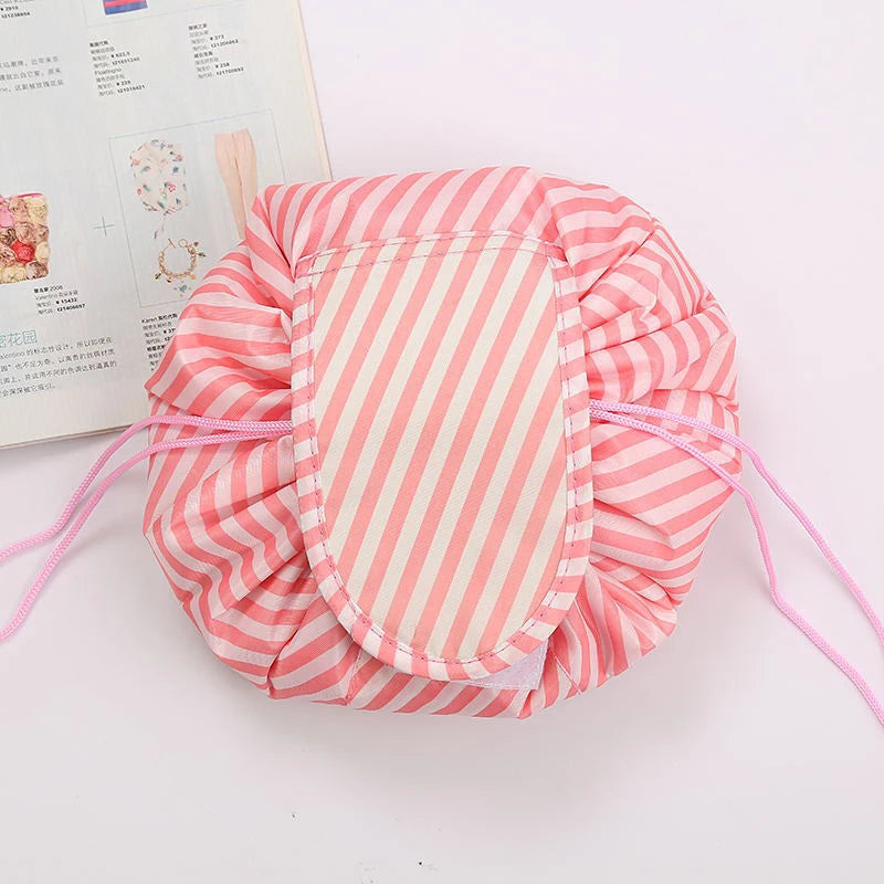 Waterproof Drawstring Cosmetic Bag Travel Makeup Organizer - Smarsty