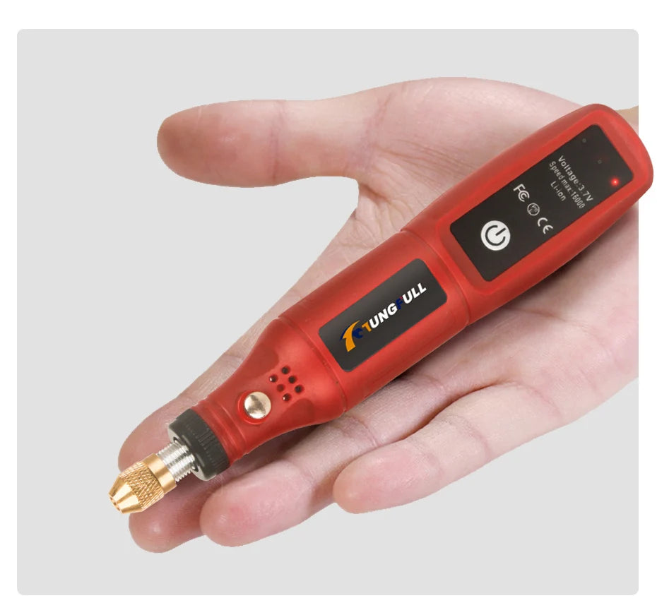 USB Rechargeable Cordless Engraving Pen Wireless Electric Drill Rotary Tool for Jewelry Glass - Portable Handheld Engraver - Smarsty