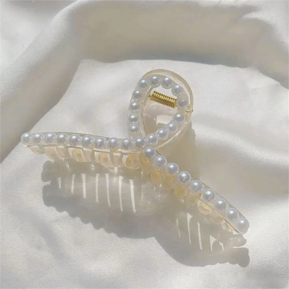 Large Pearl Grip Hair Clips for Elegant Styling - Smarsty