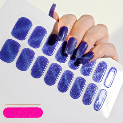 Long-Lasting Semi-Cured Gel Nail Stickers for Easy Application - Smarsty