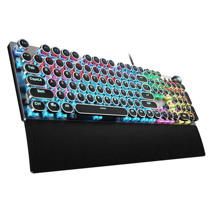 Mechanical Keyboard Blue Switch RGB Backlit Ergonomic