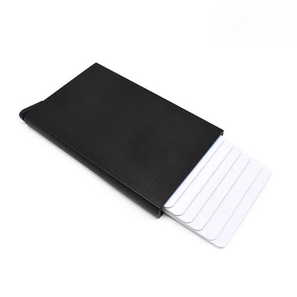 Rfid Credit Card Holder Men Thin Slim Mini Minimalist Wallets Luxury Metal Bank ID Cardholer Case Wallet for Men Carteras Choice