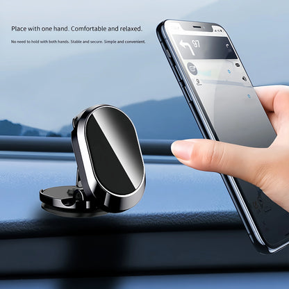 Rotatable Magnetic Car Phone Stand With Foldable Design - Smarsty