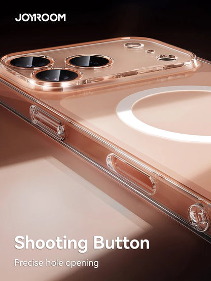 Magnetic Clear iPhone 17, 17 Pro and Pro Max Case Anti Yellowing - Smarsty