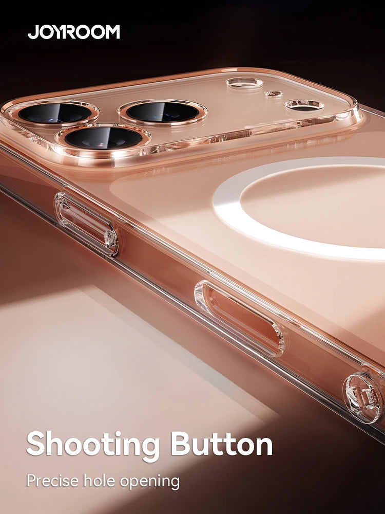 Magnetic Clear iPhone 17, 17 Pro and Pro Max Case Anti Yellowing - Smarsty