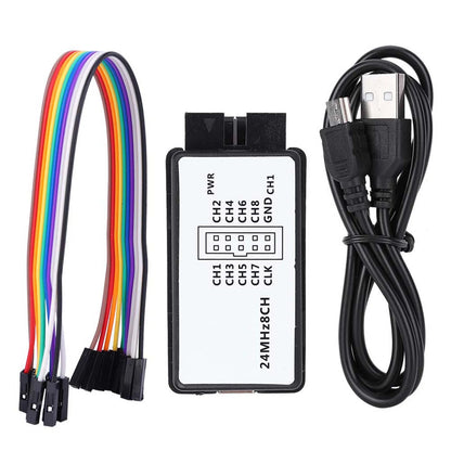 USB Logic Analyzer 24MHz Mini 8 Channel Device - Smarsty
