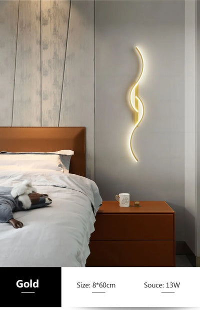 Modern LED Wall Lamp for Minimalist Bedroom Lighting - Smarsty