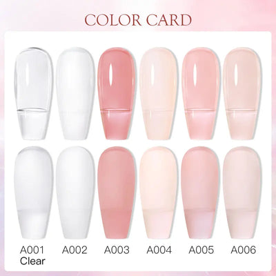 Milk White Quick Extension Gel Nail Polish 8ml Long Lasting Formula - Smarsty