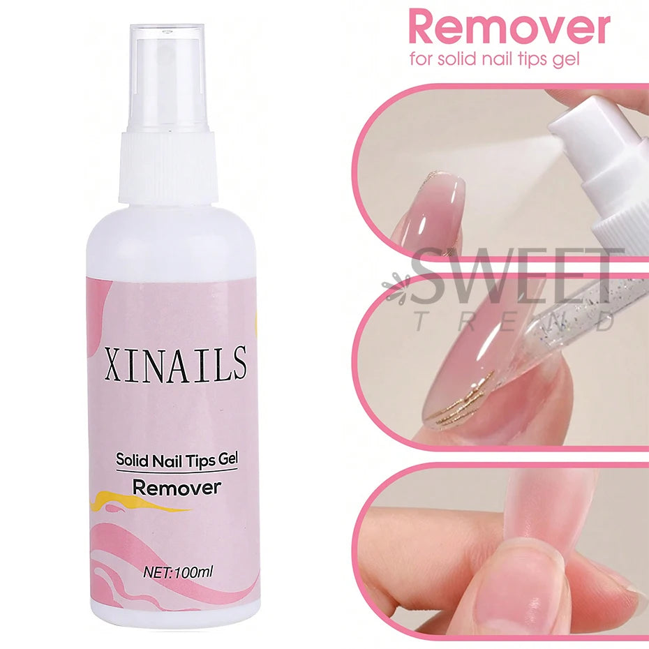 100ml Non-Acetone Nail Polish Remover Gel Easy Use - Smarsty