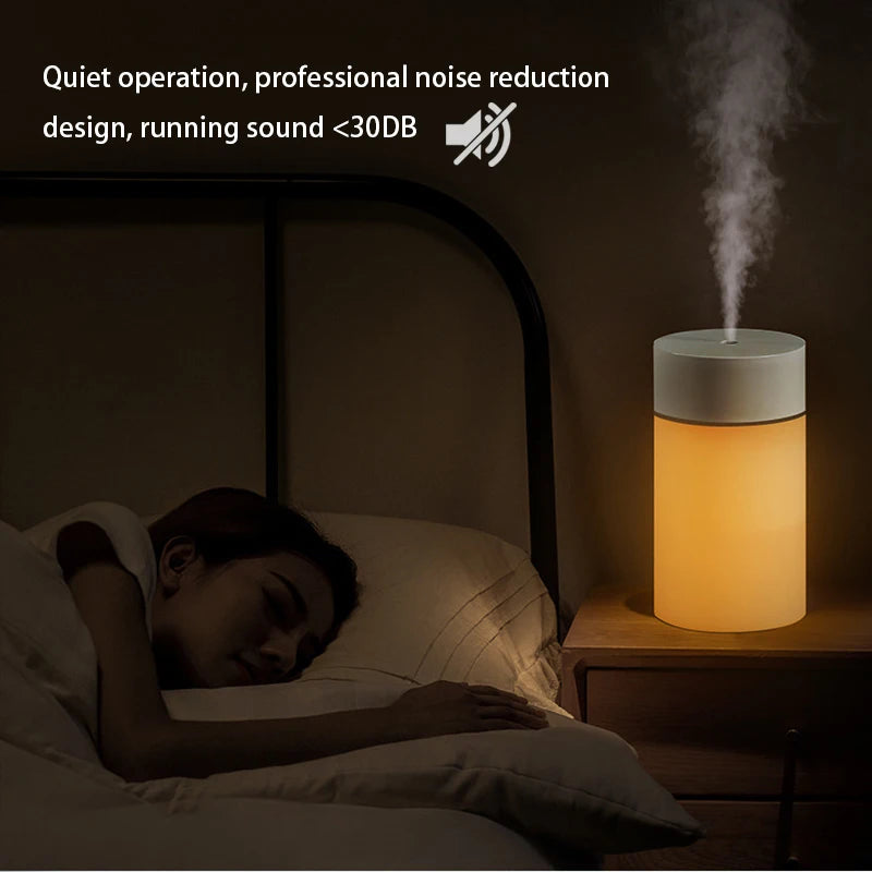 USB Ultrasonic Air Humidifier With LED Light - Smarsty