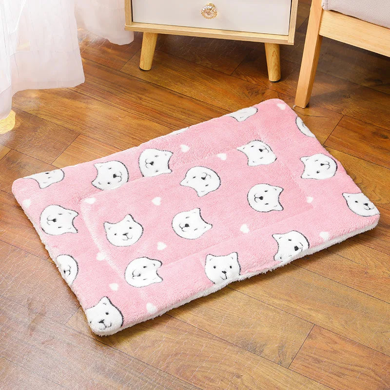 Thickened Flannel Pet Mat for Ultimate Comfort - Smarsty