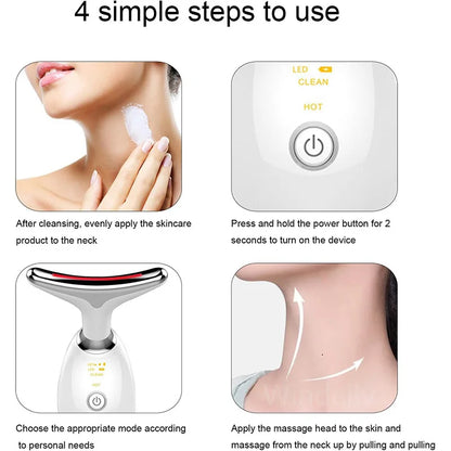 7 Colors Anti Wrinkle Facial Massager for Skin Tightening - Smarsty