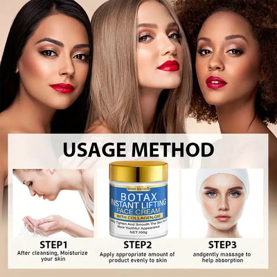 Instant Lifting Face Cream | Collagen + Q10 Boost | Visibly Tighter & Smoother Skin - Smarsty