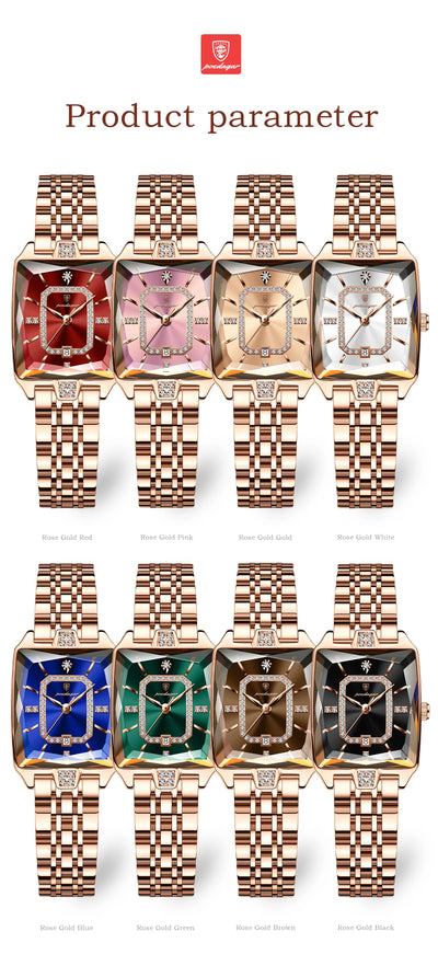 Elegant Waterproof Stainless Steel Women's Wristwatch - Smarsty