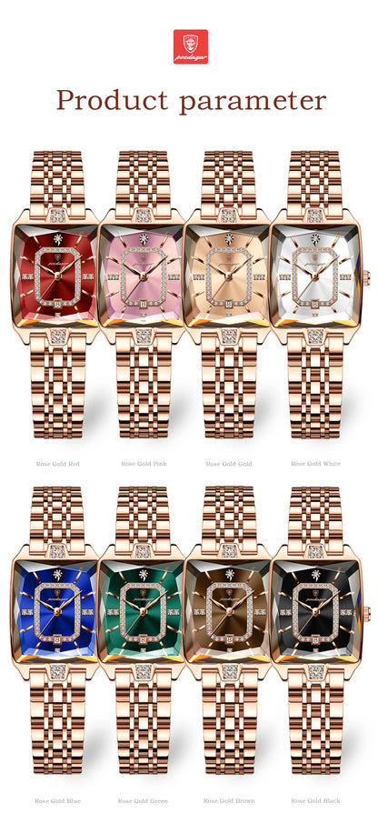 Elegant Waterproof Stainless Steel Women's Wristwatch - Smarsty