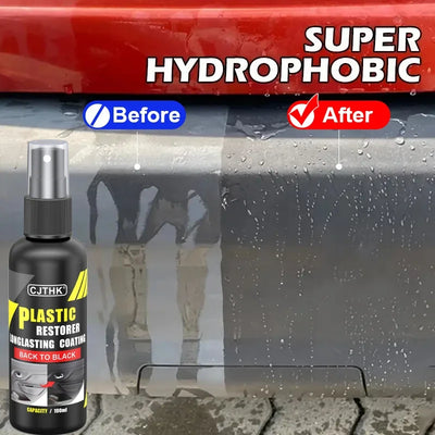 Back To Black Plastic Restorer With Longlasting Shine - Smarsty