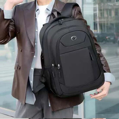 Men's and Women's Double-Shoulder Backpack - Solid Color - Business Travel, Business Trip, Commuting, Casual Use - Smarsty
