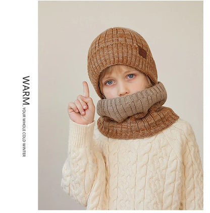 Kids Winter Hat Scarf Gloves Set Warm And Cozy Essentials - Smarsty