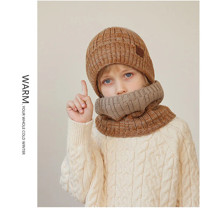 Kids Winter Hat Scarf Gloves Set Warm And Cozy Essentials - Smarsty