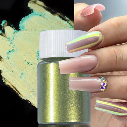 Pearlescent Nail Art Glitter Powder for Stunning Manicures - Smarsty