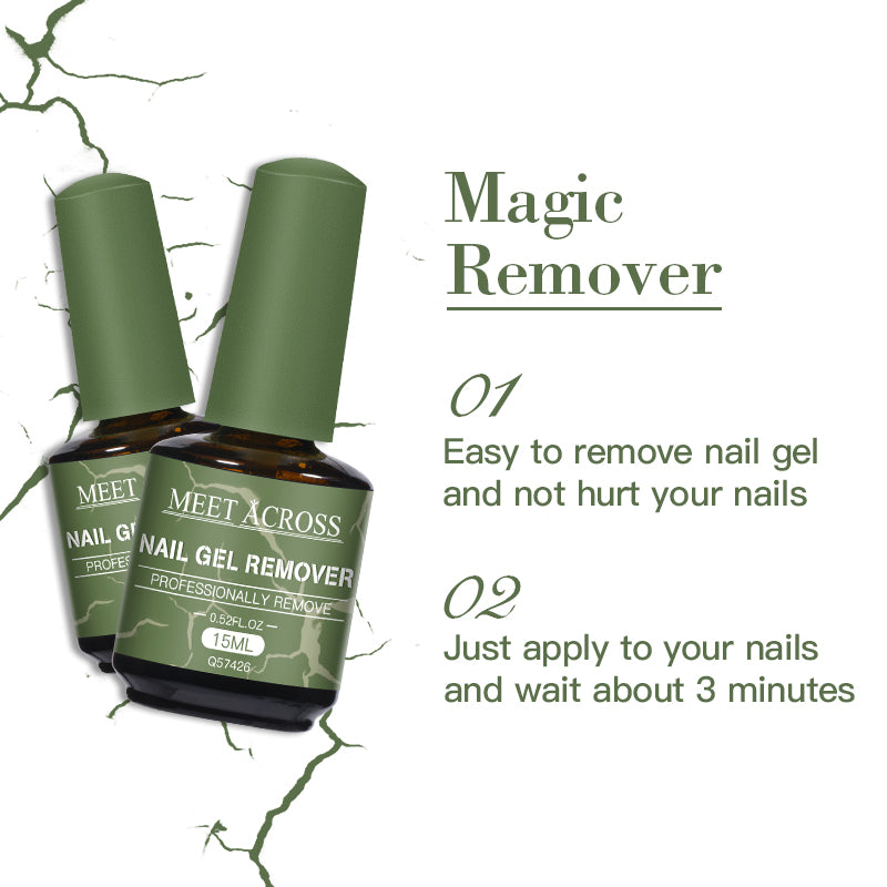 Magic Fast Nail Gel Polish Remover 15ml Soak Off - Smarsty