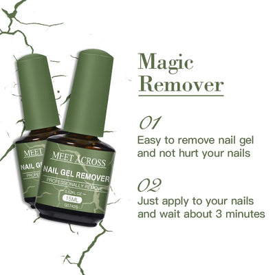 Magic Fast Nail Gel Polish Remover 15ml Soak Off - Smarsty