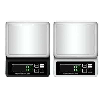 Rechargeable Kitchen Scale IP67 Fully Waterproof Home Kitchen Scale 0.1g/1g High Precision Electronic Balance 3kg/5kg/10kg/15kg