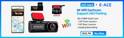 1080P Dash Cam With Night Vision Front And Rear Recording - Smarsty