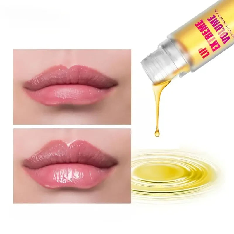Ginger and Mint Lip Plumper Oil for Fuller Lips - Smarsty
