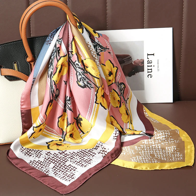 Luxury Silk Hijab Hair Bands With Sun Protection - Smarsty