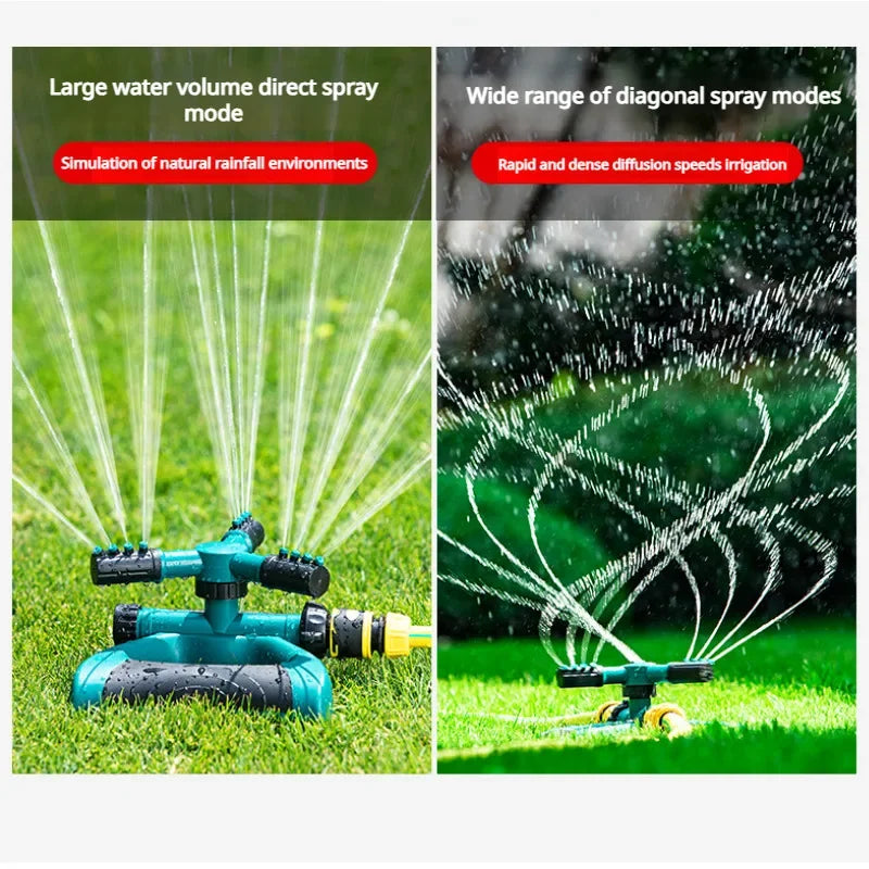 360 Degree Rotating Sprinkler Set for Efficient Garden Irrigation - Smarsty
