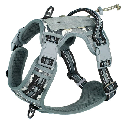 Adjustable No Pull Tactical Dog Harness for Comfort - Smarsty