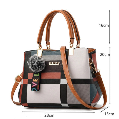 PU Leather Crossbody Bag For Women Large Capacity Travel - Smarsty