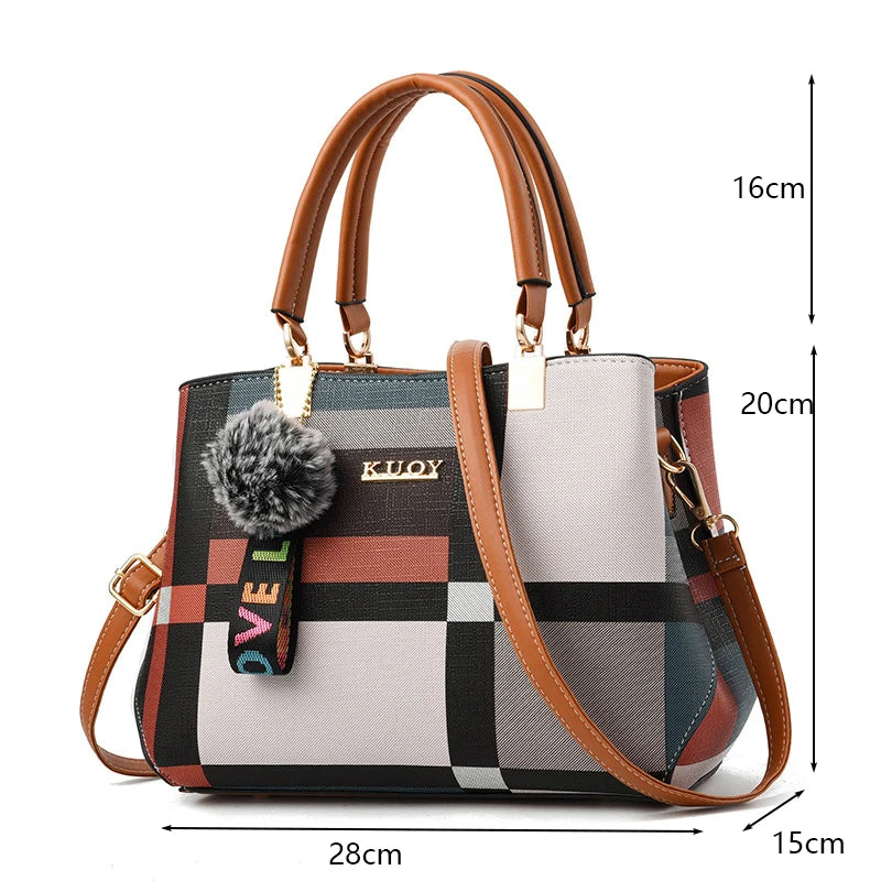PU Leather Crossbody Bag For Women Large Capacity Travel - Smarsty