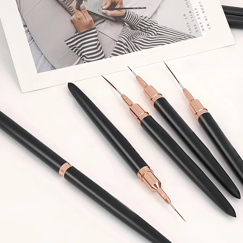 Professional Nail Art Liner Brushes Set for Precision Detailing - Smarsty