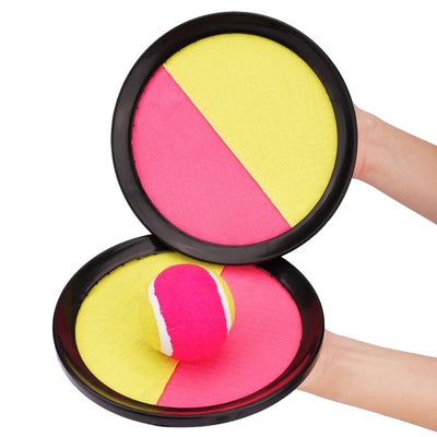 1Set Kids Sucker Sticky Ball Toy Outdoor Sports Catch Ball Game Set Throw And Catch Parent-Child Interactive Outdoor Toys by Smarsty