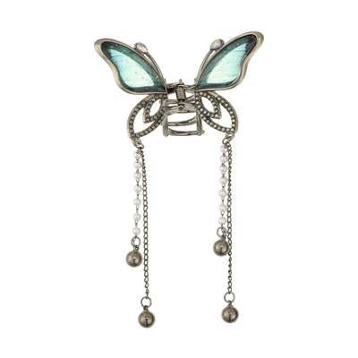 Korean Pearl Butterfly Hair Claw Clip For Women Stylish - Smarsty