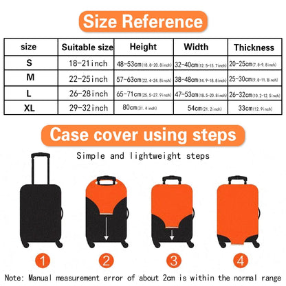 Luggage Cover Suitcase Cover Protector Suitcase For 18-32 Inch Luggage Boot Washable Prevent Scratches Travel Accessories - Smarsty