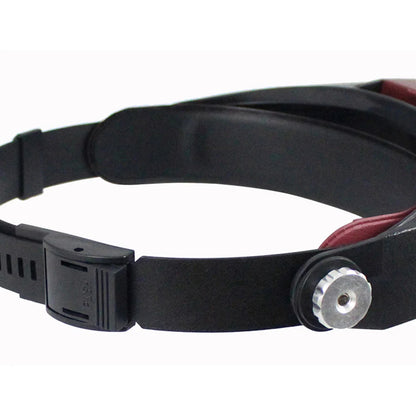 LED Light Magnifying Glasses 1.5x 3x 8.5x 10x Illuminated Magnifier Lightweight Adjustable Band for Reading Jewelers