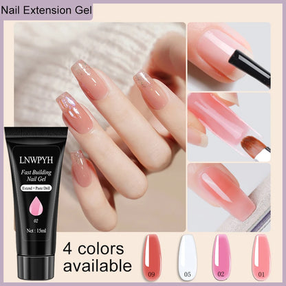 Nail Polish Kit With UV Lamp For Easy Manicure - Smarsty