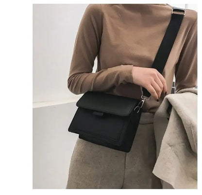PU Leather Crossbody Bag For Women Travel Friendly Flap - Smarsty