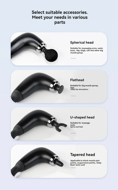 Smart Fascia Gun Electric Massager for Deep Tissue Relief - Smarsty