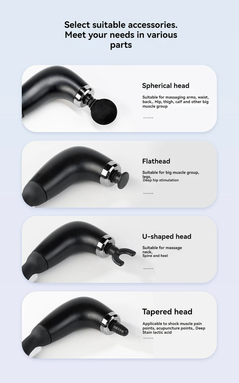 Smart Fascia Gun Electric Massager for Deep Tissue Relief - Smarsty