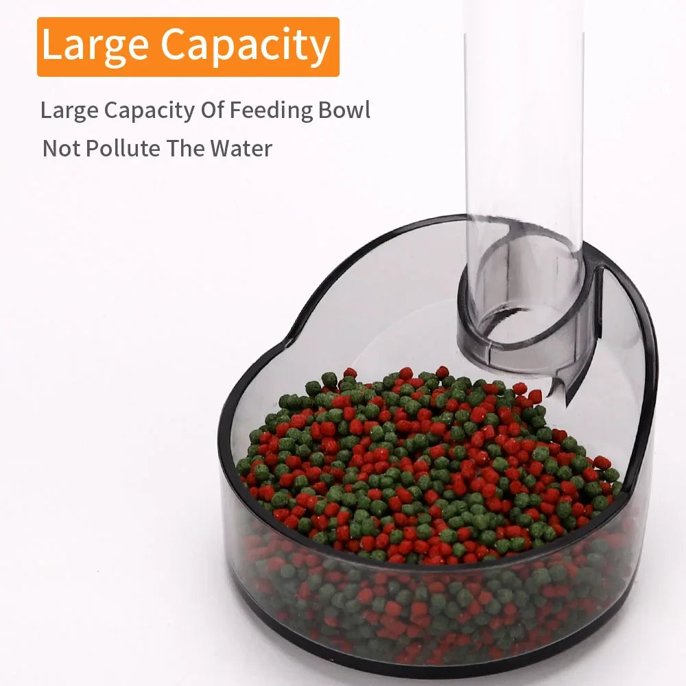 Acrylic Aquarium Feeder Tube for Small Fish - Smarsty