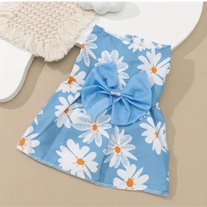 Soft Floral Pet Dress for Dogs and Cats - Smarsty