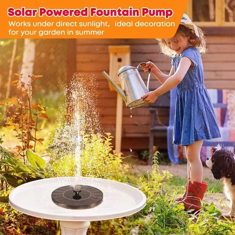 Solar Powered Fountain for Outdoor Garden Decoration - Smarsty