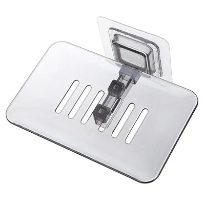 No Drilling Wall Mounted Soap Rack with Double Layer Design - Smarsty